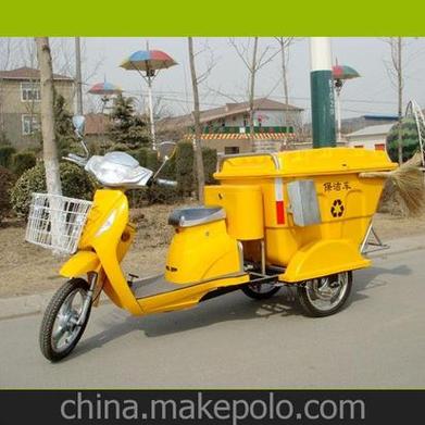 厂家直供电动玻璃钢保洁车 环卫新时代的经济适用之选